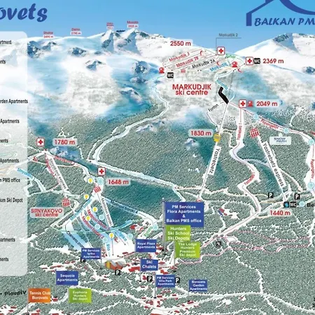 Apartman Alpine Luxury Two Bed-two Bathrooms B25 Borovec